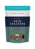 Paleo Pure Keto Crackers Hemp and Chilli 140g