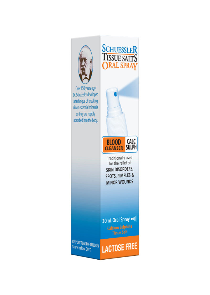 Martin Pleas Tissue Salts Calc Sulph Blood Cleanse Spray 30ml