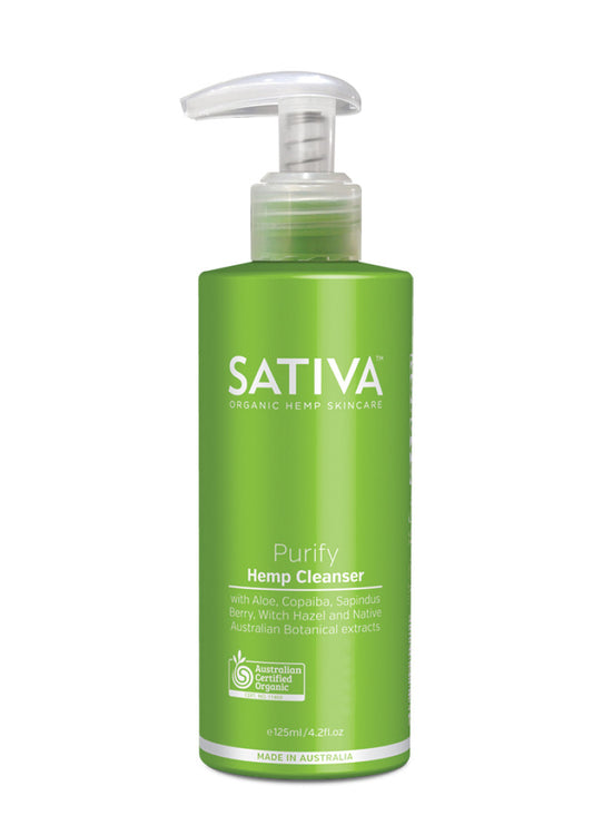 Sativa Org Hemp Cleanser Purify 125ml