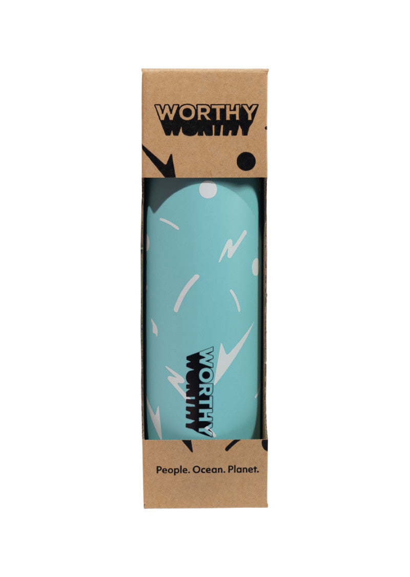 Worthy Bottle Sugarcane Ocean Aqua 750ml