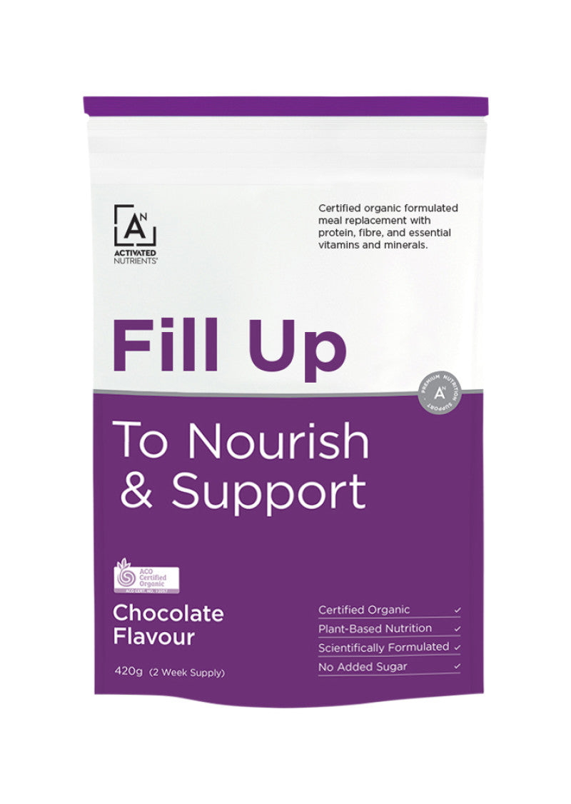 Activated Nutrients Org Fill Up Chocolate 420g