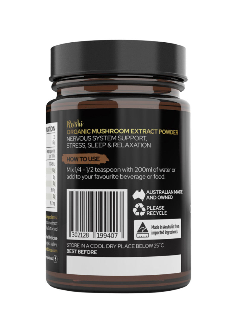 Raw Medicine Org Mushroom Extract Reishi 50g