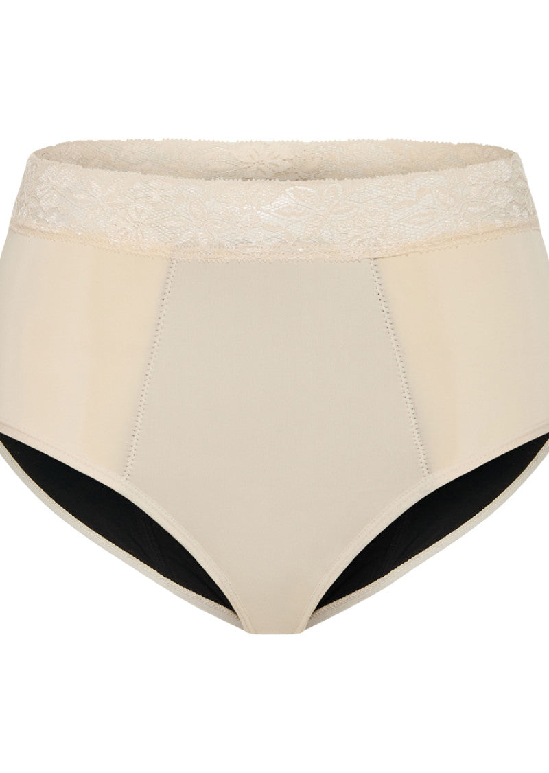 Pelvi Underwear Leakproof Full Brief Beige XXL