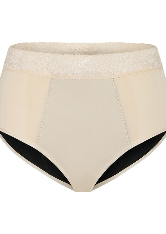 Pelvi Underwear Leakproof Full Brief Beige XXL