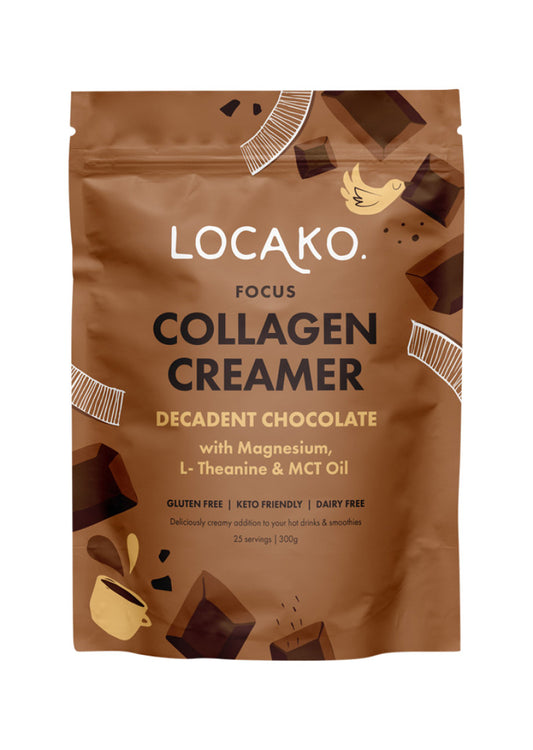 Locako Collagen Creamer Focus (Decadent Chocolate) 300g