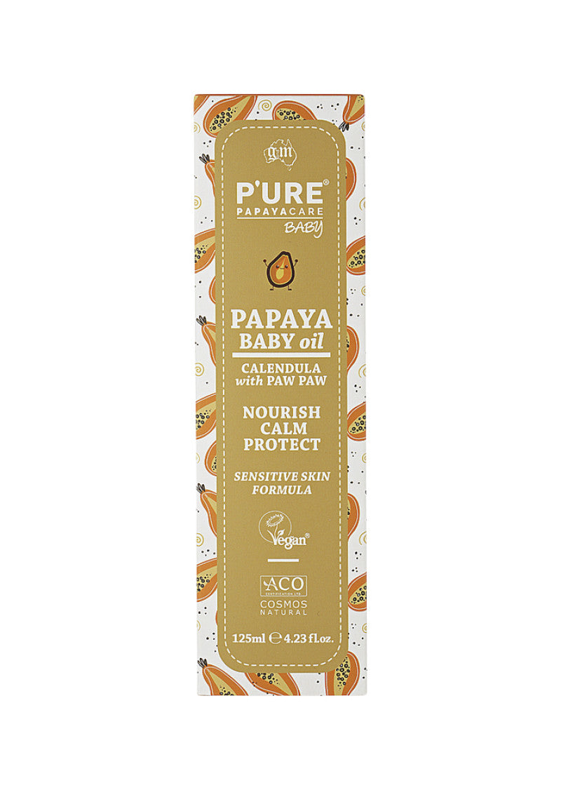 P'URE Papayacare Baby Papaya Baby Oil 125ml