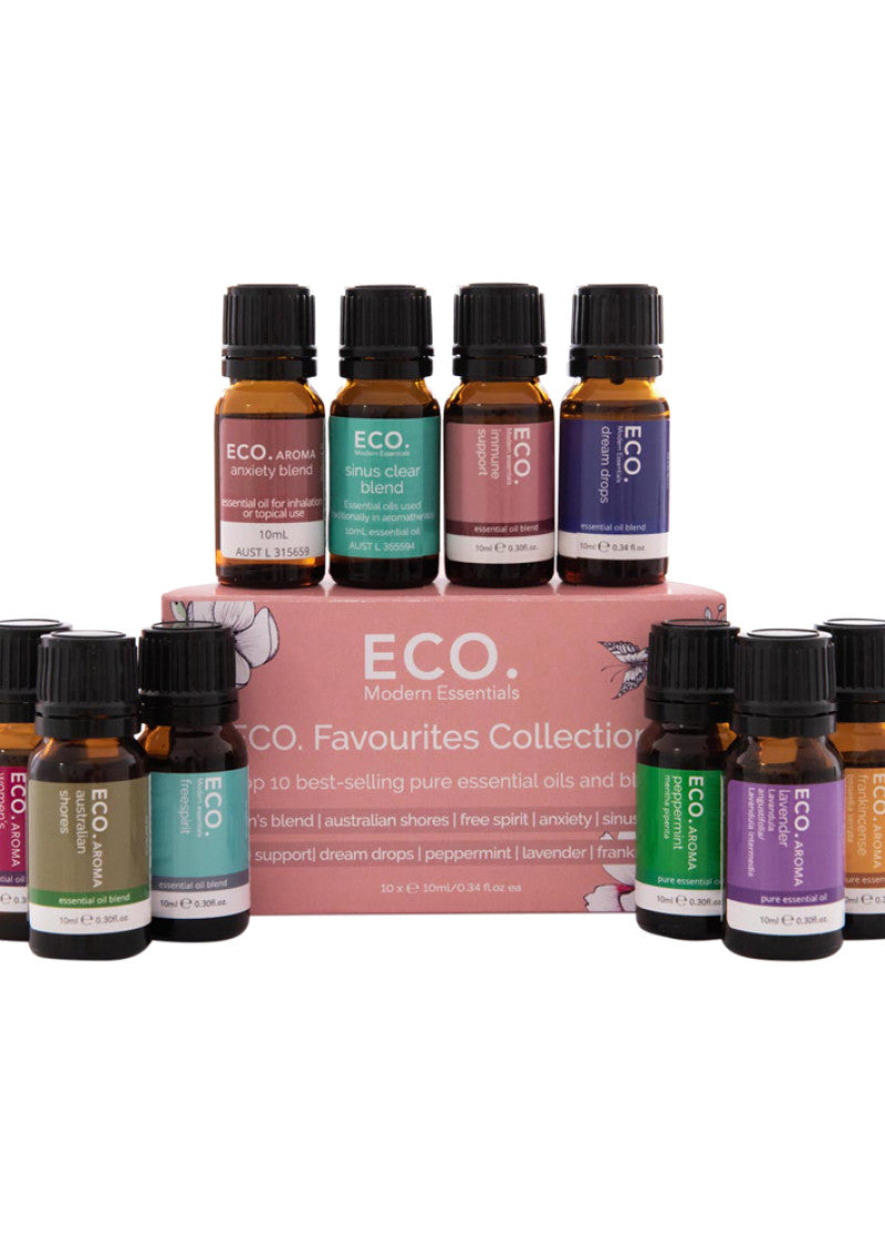 ECO Mod Ess Essential Oil Collection Favourites 10ml x 10 Pack