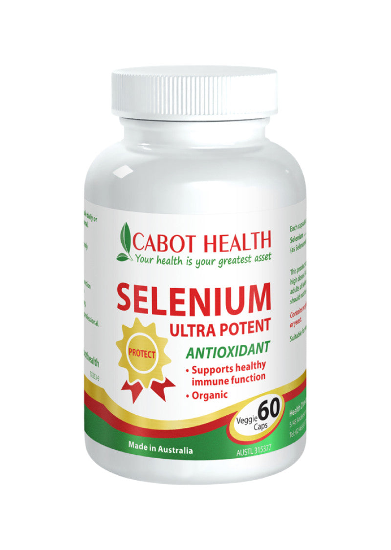 Cabot Health Selenium Ultra Potent 150mcg 60vc