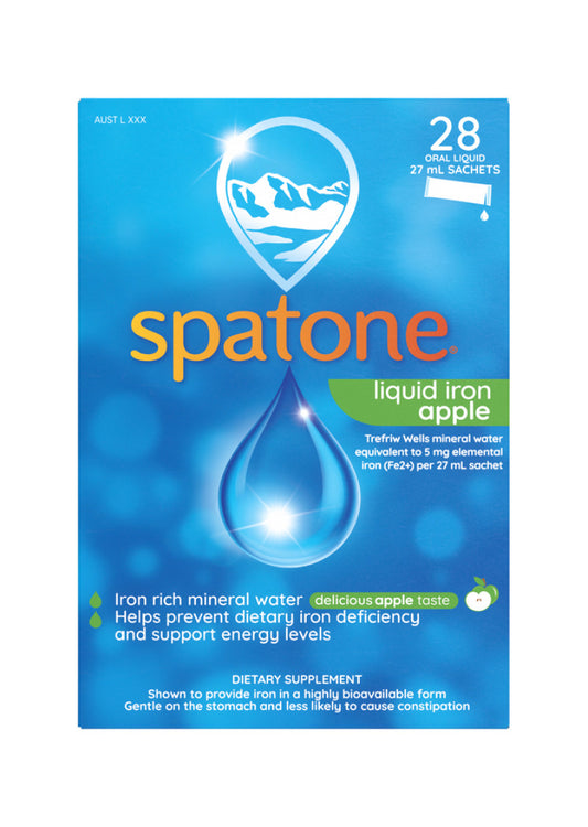 Spatone Liquid Iron Supplement Apple Sachets 25ml x 28 Pack