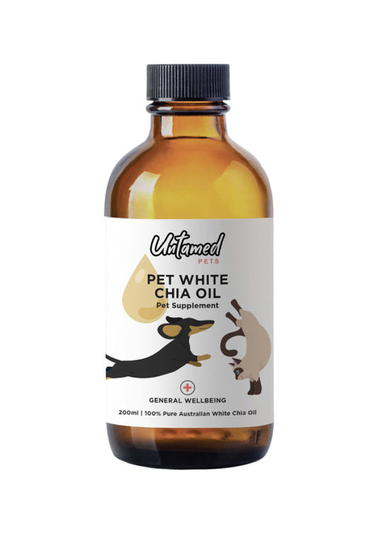 Untamed Pets Pet White Chia Oil 200ml