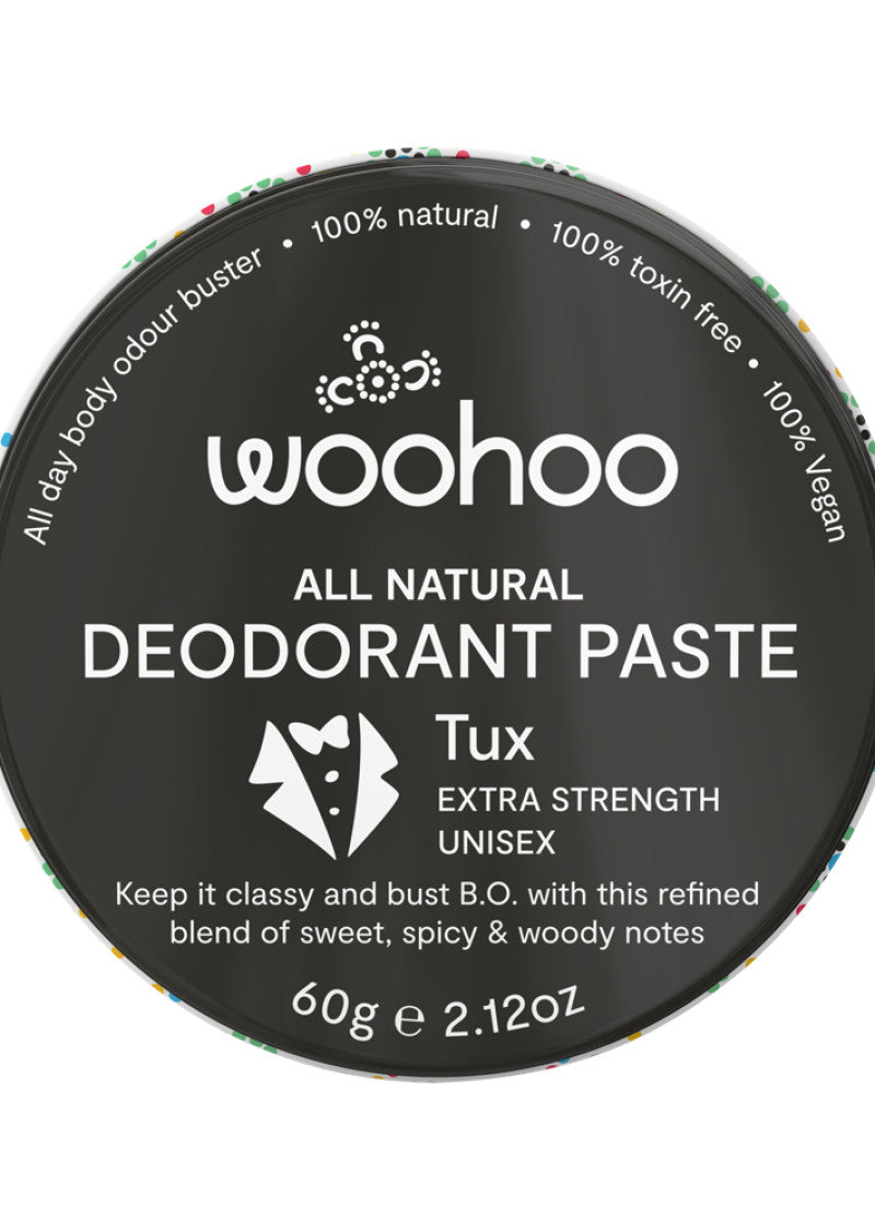 Woohoo Deodorant Paste Tux (Ext Strength) Tin 60g