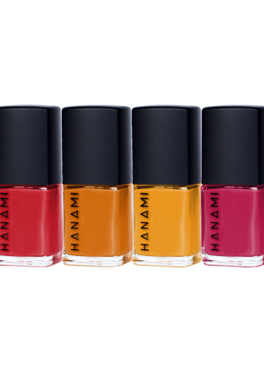 Hanami Nail Polish Collection Calypso 9ml X 4 Pack