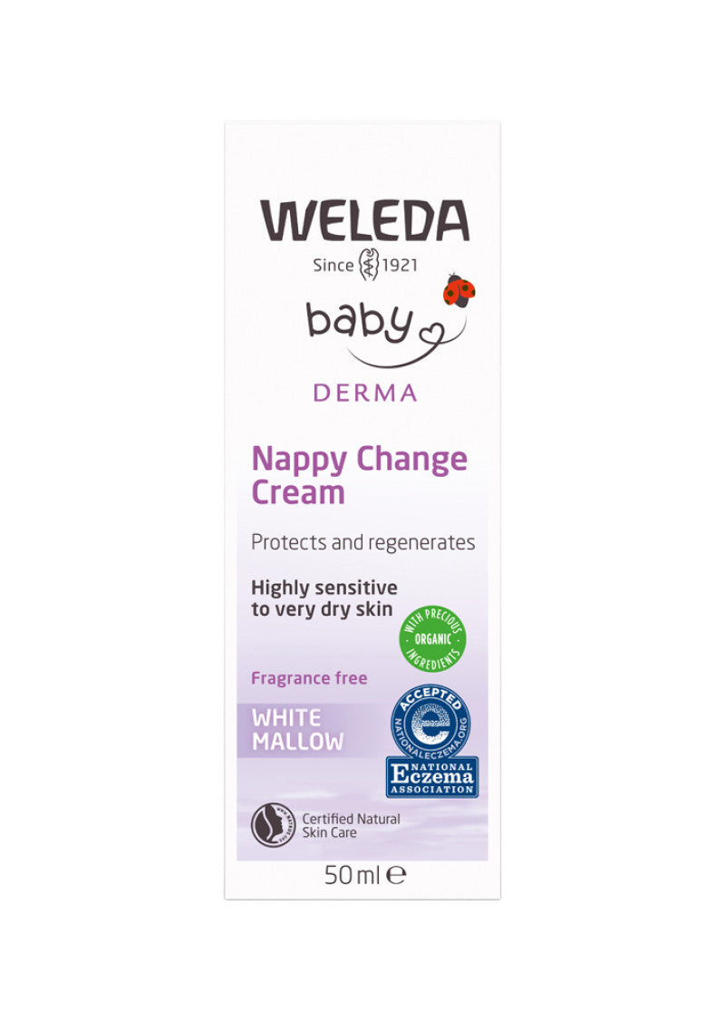 Weleda Baby Derma Nappy Change Cream White Mallow Frag Free 50ml