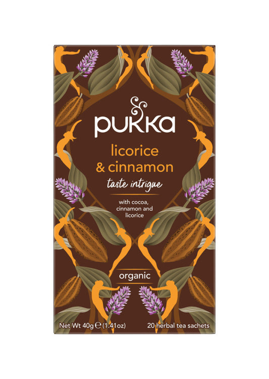 Pukka Org Licorice and Cinnamon x 20 Tea Bags