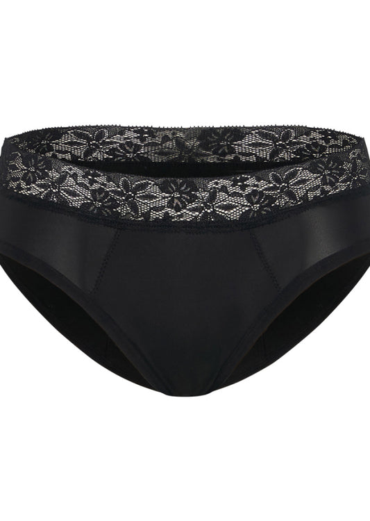 Pelvi Underwear Leakproof Bikini Black XL