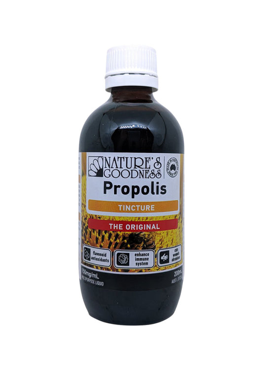 NAT GOODNESS PROPOLIS TINCTURE 150MG PER ML 200ML