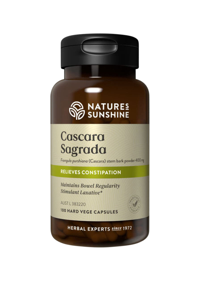 Nature's Sunshine Cascara Sagrada 400mg 100c