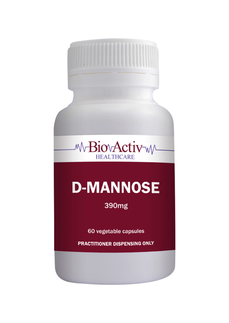 BioActiv Healthcare D Mannose 390mg 60vc