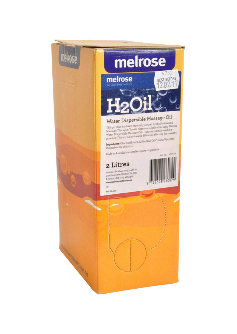 Melrose Massage Oil H2Oil Water Dispers 2L