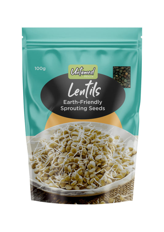 Untamed Health Sprouting Seeds Lentils 100g