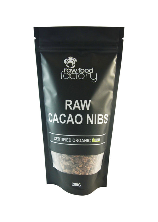 Raw Food Factory Organic Raw Cacao Nibs 200g