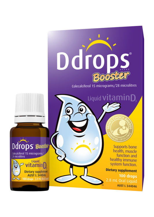 Ddrops Booster Liquid Vitamin D3 600IU 2.8ml