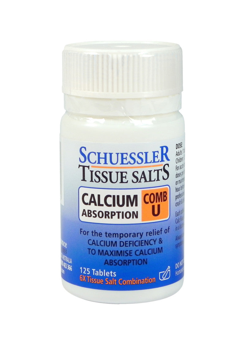 Martin Pleasance Tissue Salts Comb U (Calcium Absorption) 125t