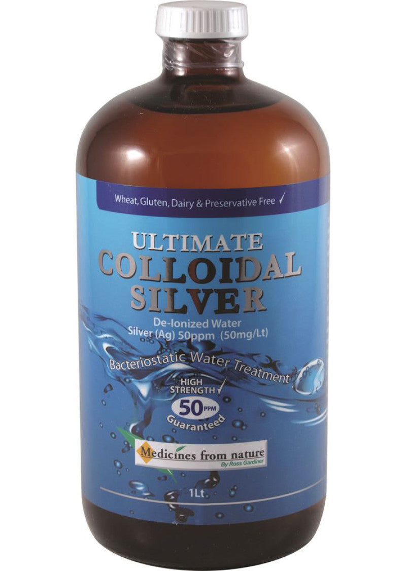 Medicines From Nature Ultimate Colloidal Silver 50ppm 1l