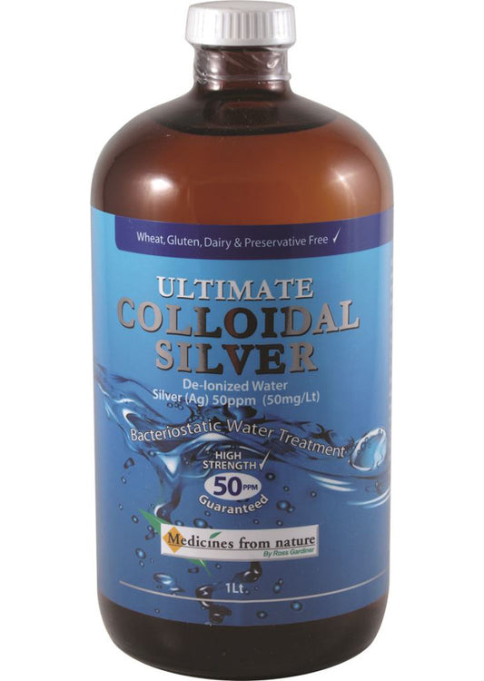 Medicines From Nature Ultimate Colloidal Silver 50ppm 1L