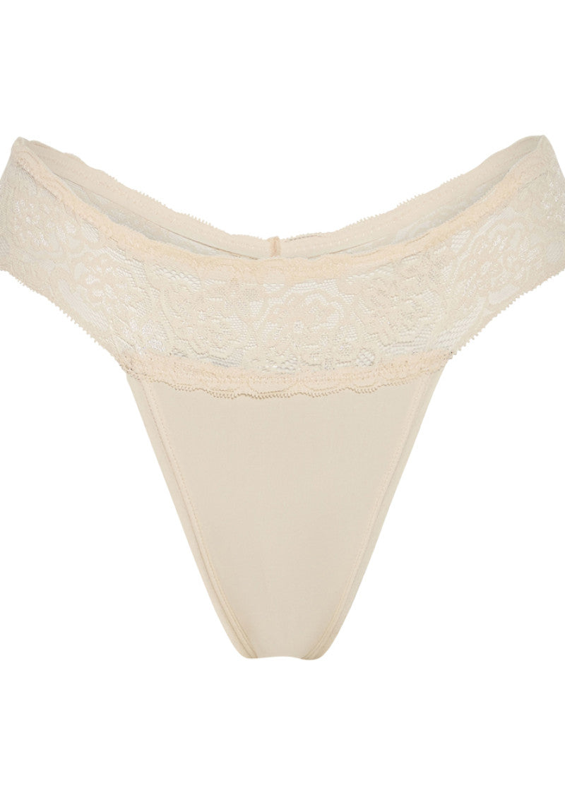 Pelvi Underwear Leakproof G String Beige XS