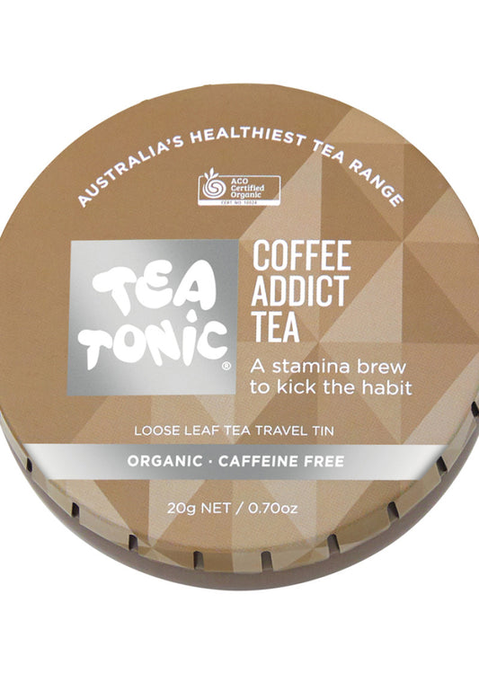 Tea Tonic Organic Coffee Addict Tea Travel Tin 20g