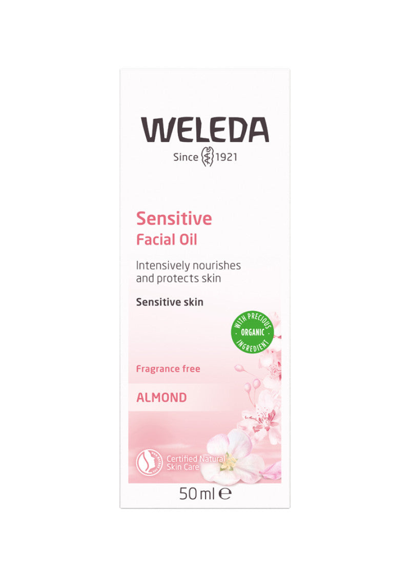 Weleda Org Facial Oil Sensitive (Almond) 50ml