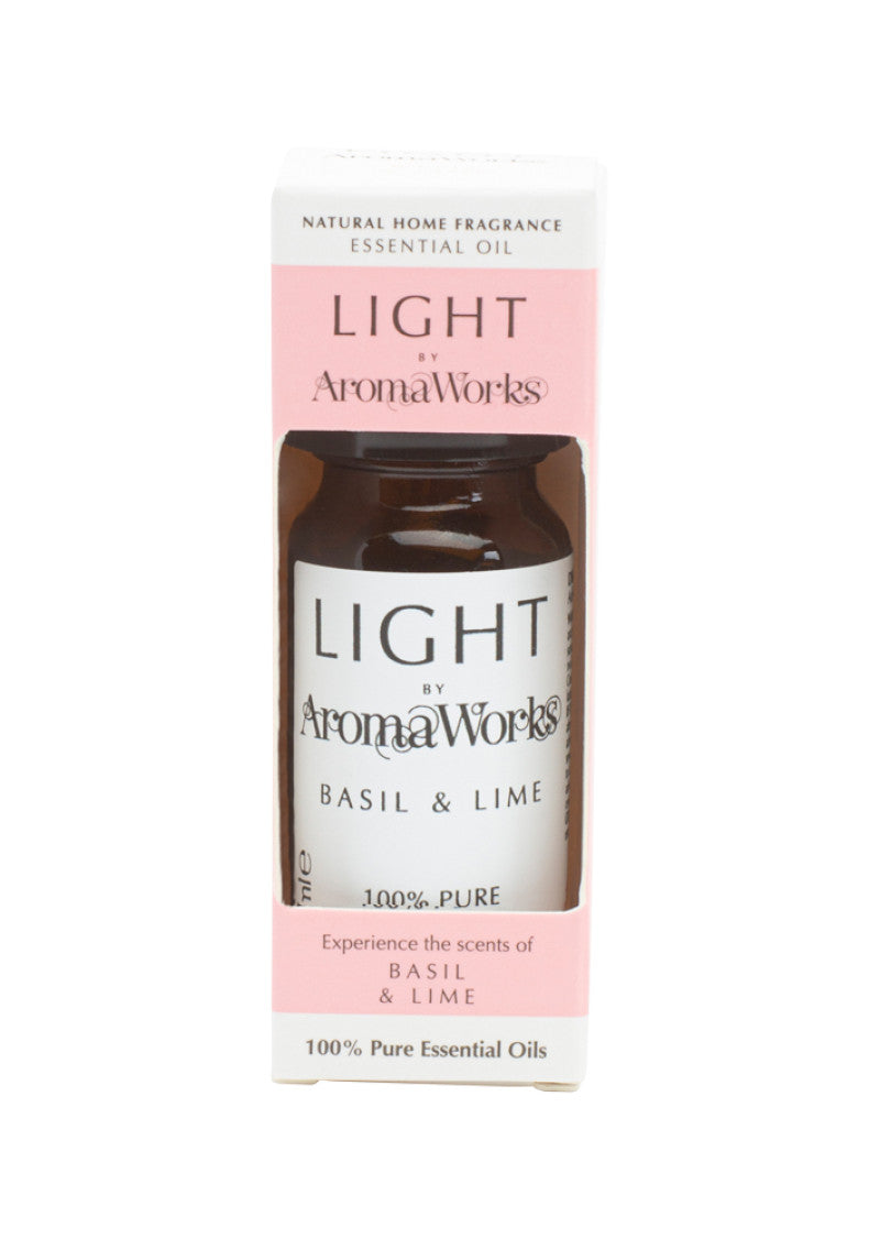 AromaWorks Light Essential Oil Blend Basil and Lime 10ml