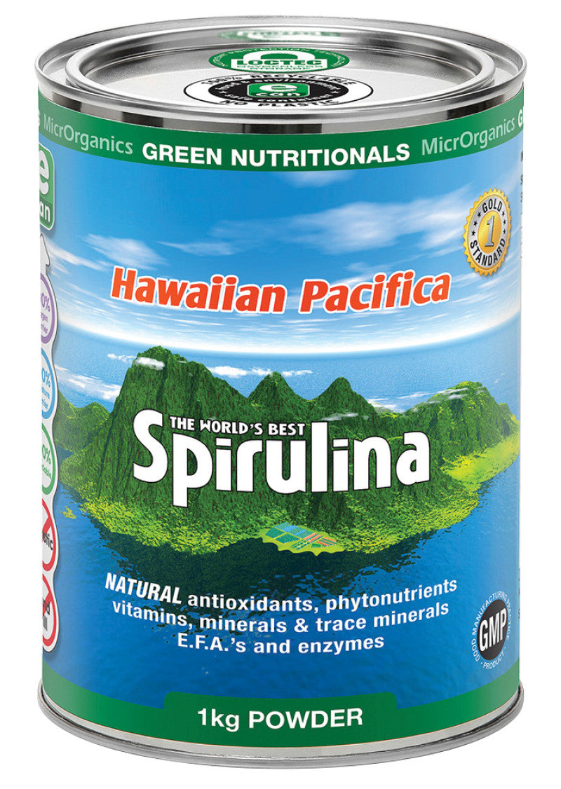 Green Nutritionals Spirulina Hawaiian Pacifica Powder 1kg