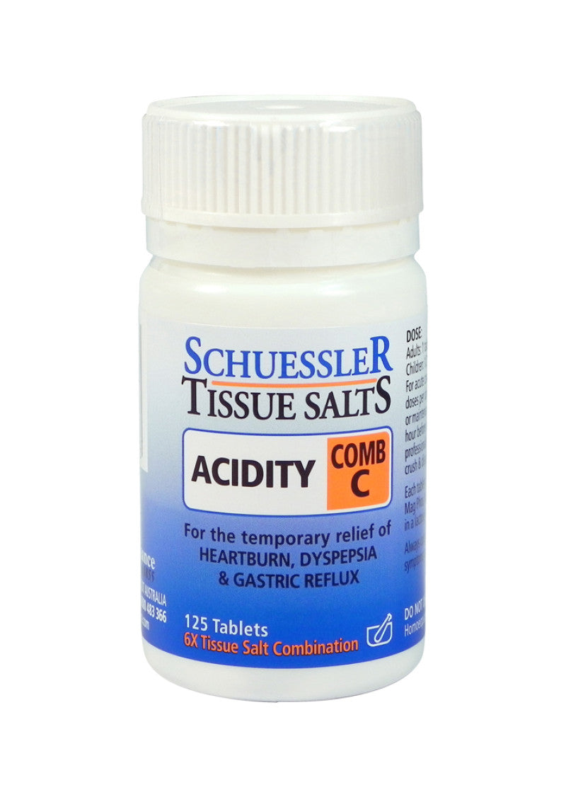 Martin Pleasance Tissue Salts Comb C (acidity) 125t