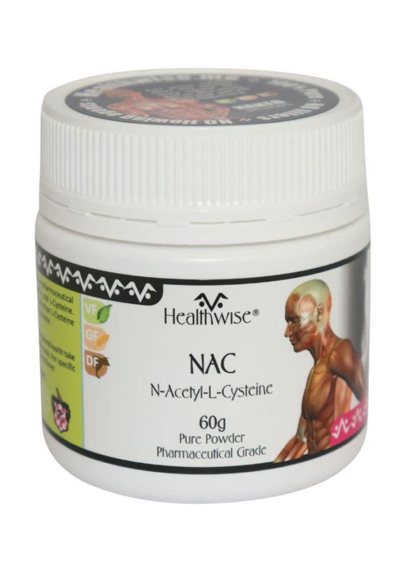 HealthWise NAC (N Acetyl Cysteine) 60g