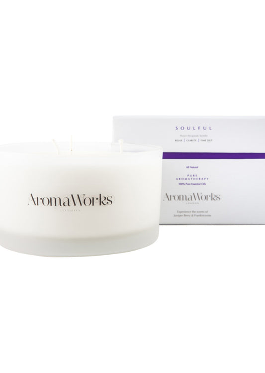 AromaWorks Candle (3 Wick) Soulful Large 400g