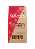 Kuranda Glut Free Energy Bars Almond Cranberry 35g X 5