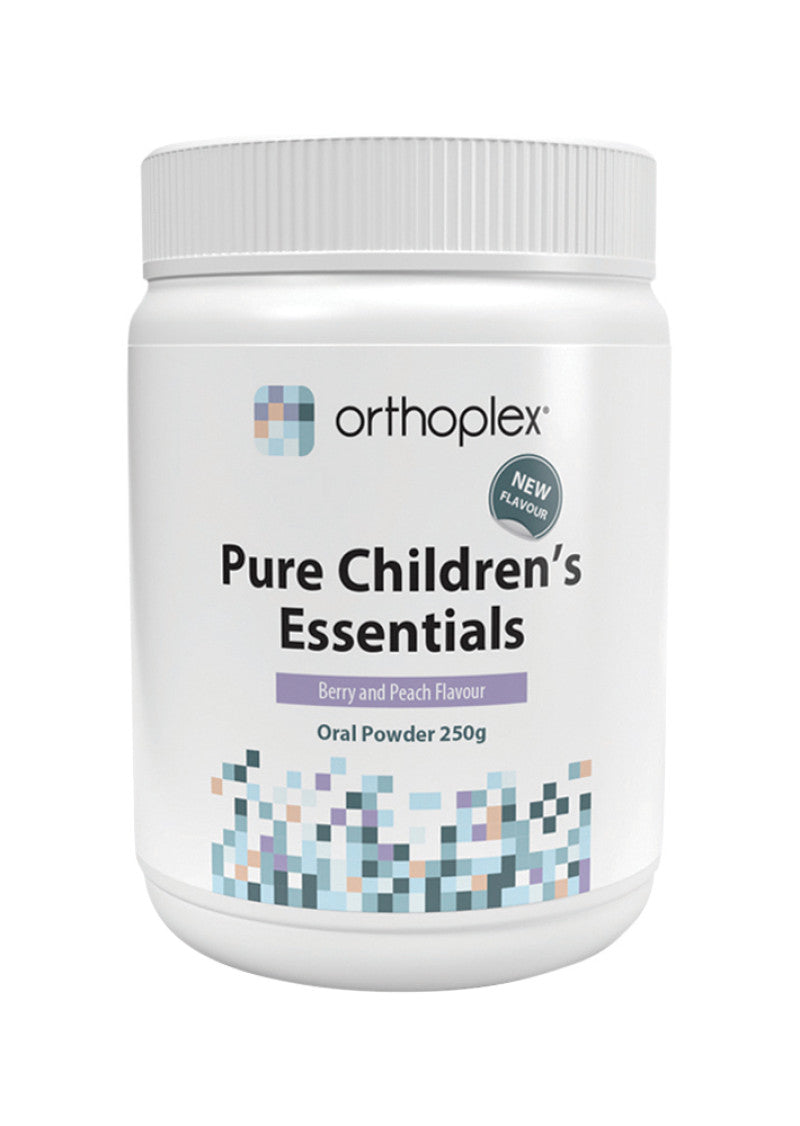 Orthoplex White Pure Childrens Essentials Berry Peach 250g