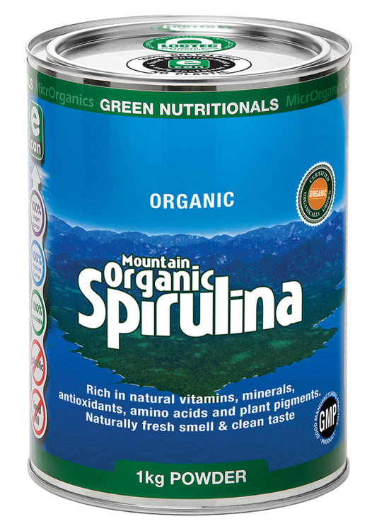 Green Nutritionals Org Spirulina Mountain Powder 1kg