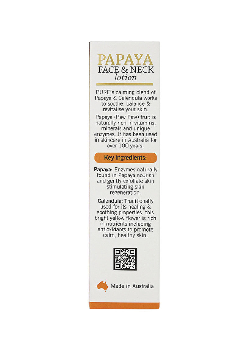 P'URE Papayacare Papaya Face and Neck Lotion 50ml