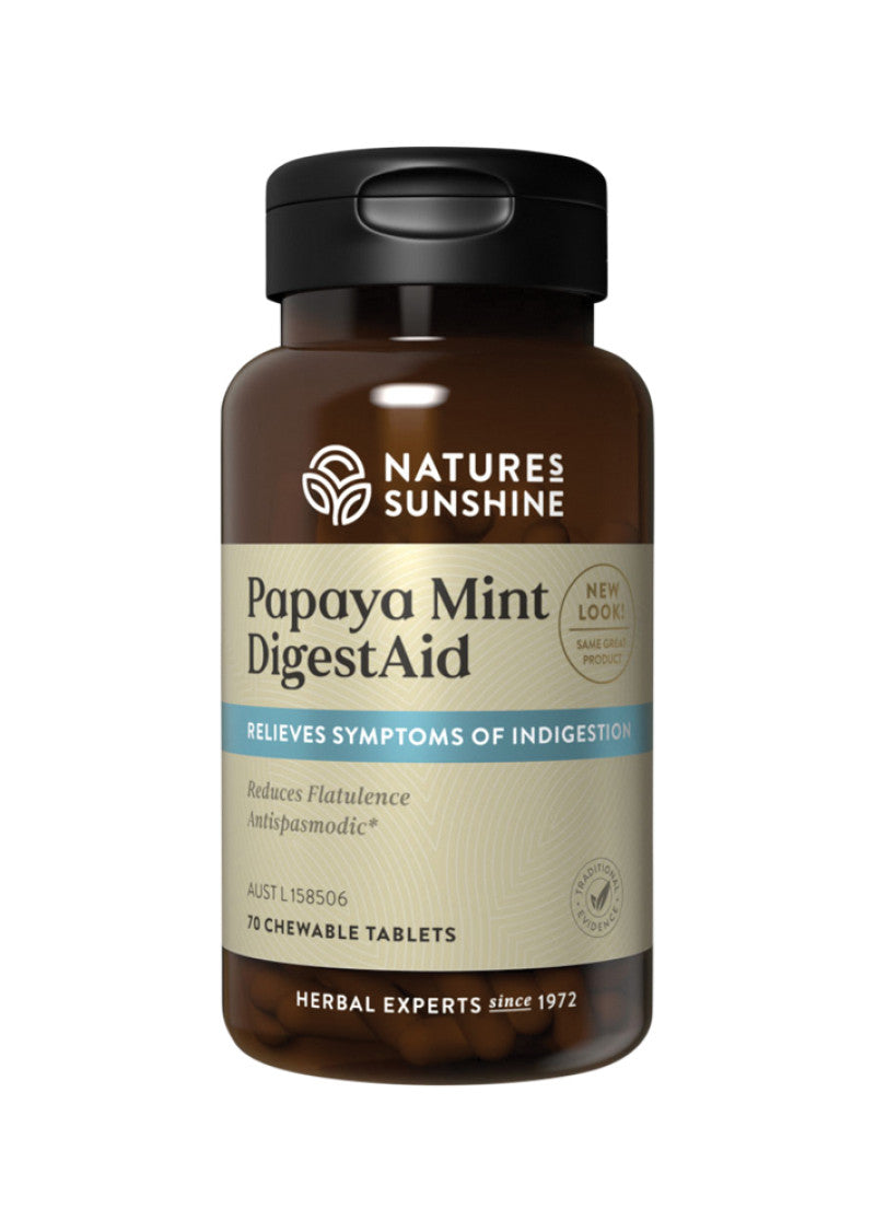 Nature's Sunshine Papaya Mint DigestAid 70t