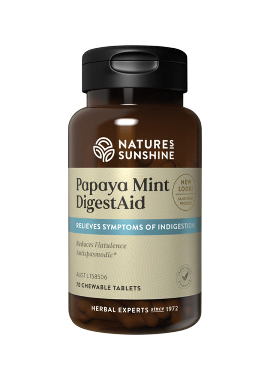 Nature's Sunshine Papaya Mint Digestaid 70t