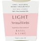 AromaWorks Light Candle Basil and Lime Small 75g