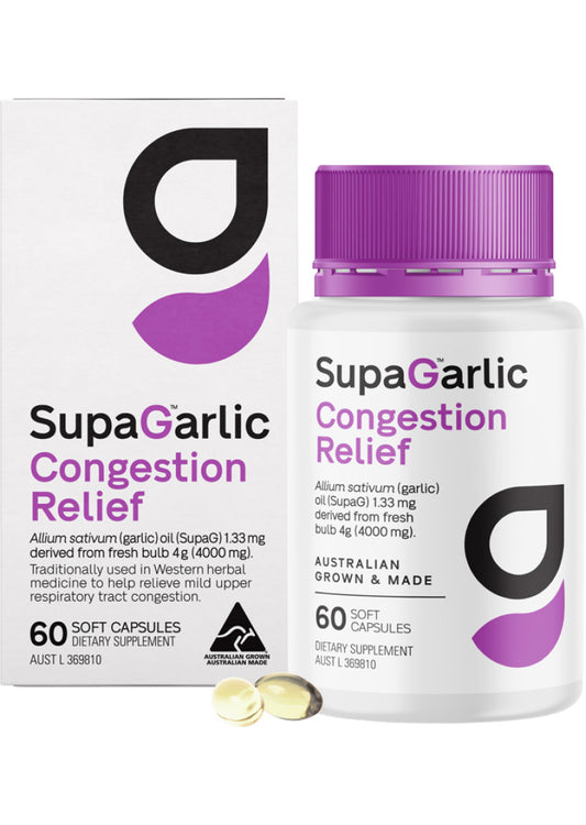 SupaGarlic Congestion Relief 60c