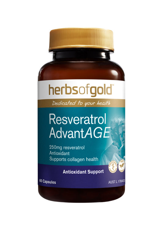 Herbs of Gold Resveratrol AdvantAge 60vc