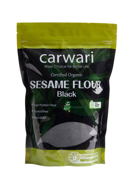 Carwari Org Sesame Seed Flour Black 500g