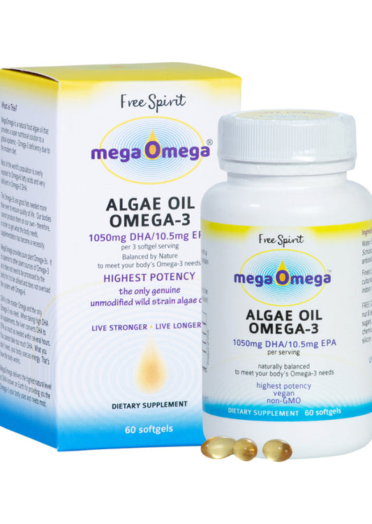 Free Spirit MegaOmega Algae Oil 60c