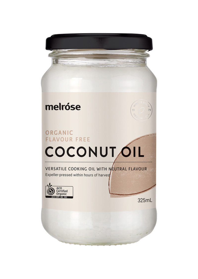 Melrose Organic Coconut Oil Flavour Free 325ml