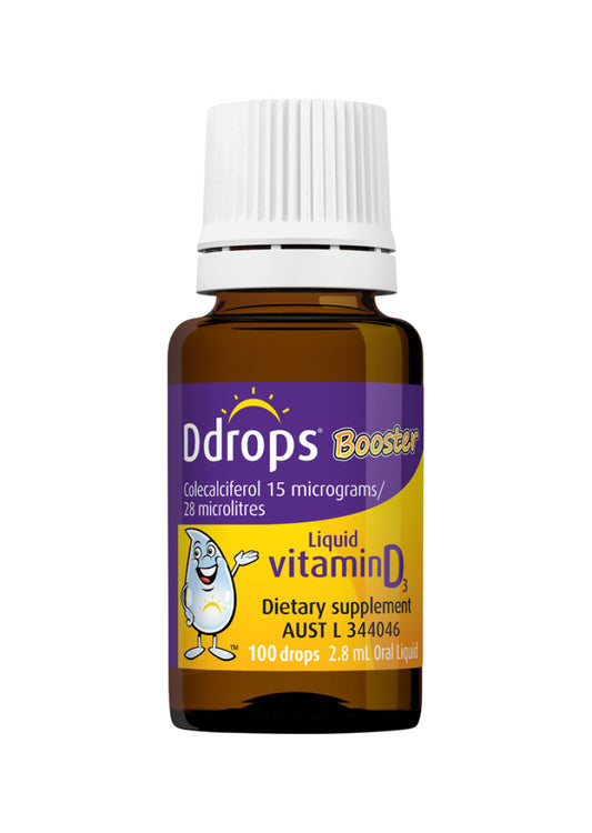 Ddrops Booster Liquid Vitamin D3 600IU 2.8ml